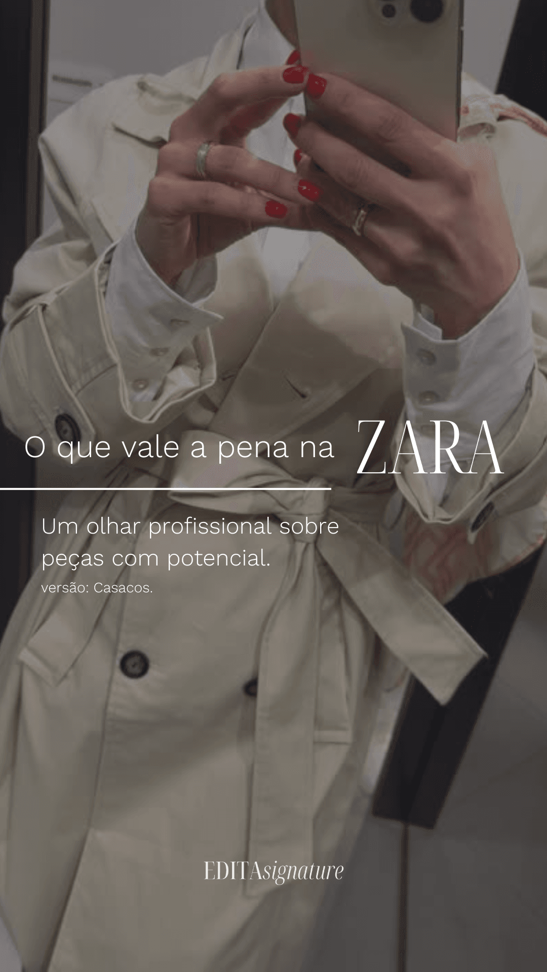 Capa da seleção EDITA Zara