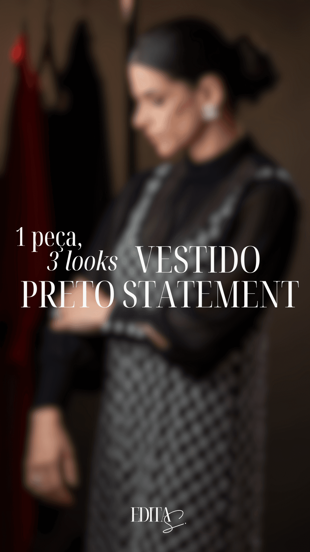 Capa do quadro Vestido Preto Statement